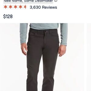 Public Rec brand men’s Dealmaker 5-Pocket pant size 32x32 gray. great condition